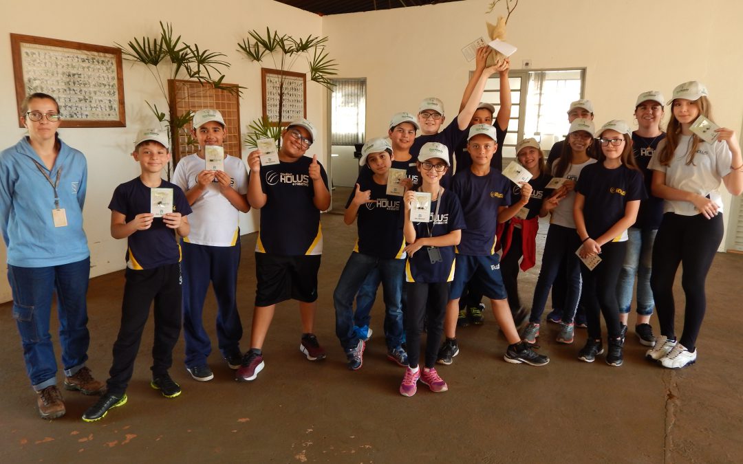 Visita dos alunos à Usina São Manuel